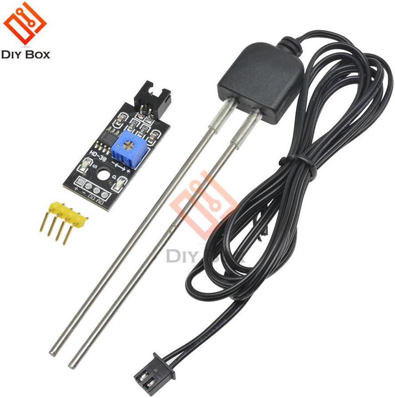 Soil Moisture Detector Module Soil Humidity Sensor Meter Hygrometer Water Tester Monitor Corrosion Resistant Probe for Arduino