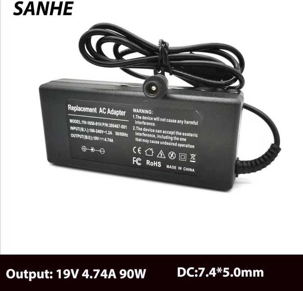 Chargeur pour ordinateur portable 19V, 4,74 a, 7.4x5.0mm, adaptateur secteur, alimentation pour hp Pavilion DV3 DV4 DV5 DV6