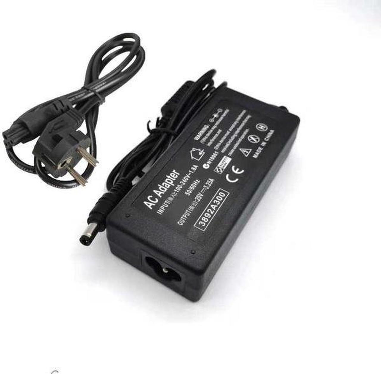 HSW  chargeur pour ordinateur portable, 20V, 3,25 a, 5.5x2.5, compatible avec Lenovo IdeaPad G575, G580, G770, G780, N580, N581, N585, N586, P500, P580, P585