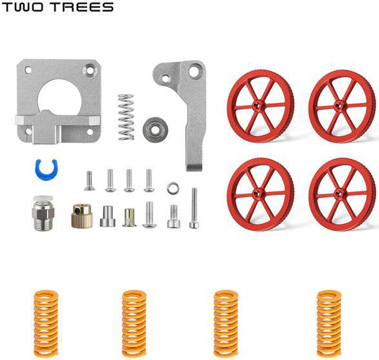 Upgraded Metal Extruder 4PCS Twist Leveling Nut Diameter 60mm Heated Bed Springs for Creality Ender-3/Ender-3 Pro/ CR-10 Series