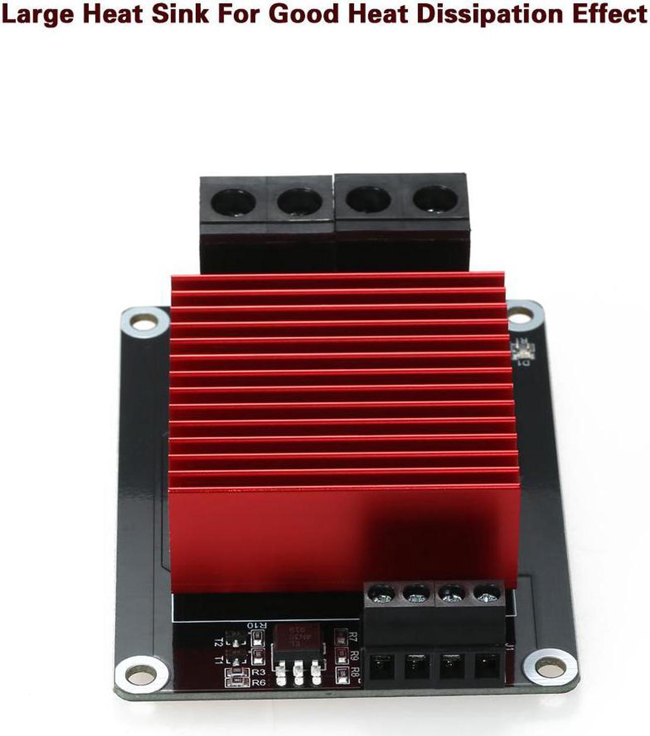 3D Printer Hotbed Heating Controller High Current Load MOS Module MOSFET Board Exceed 30A for CR-10 Ender-3 Prusa 3D Printer