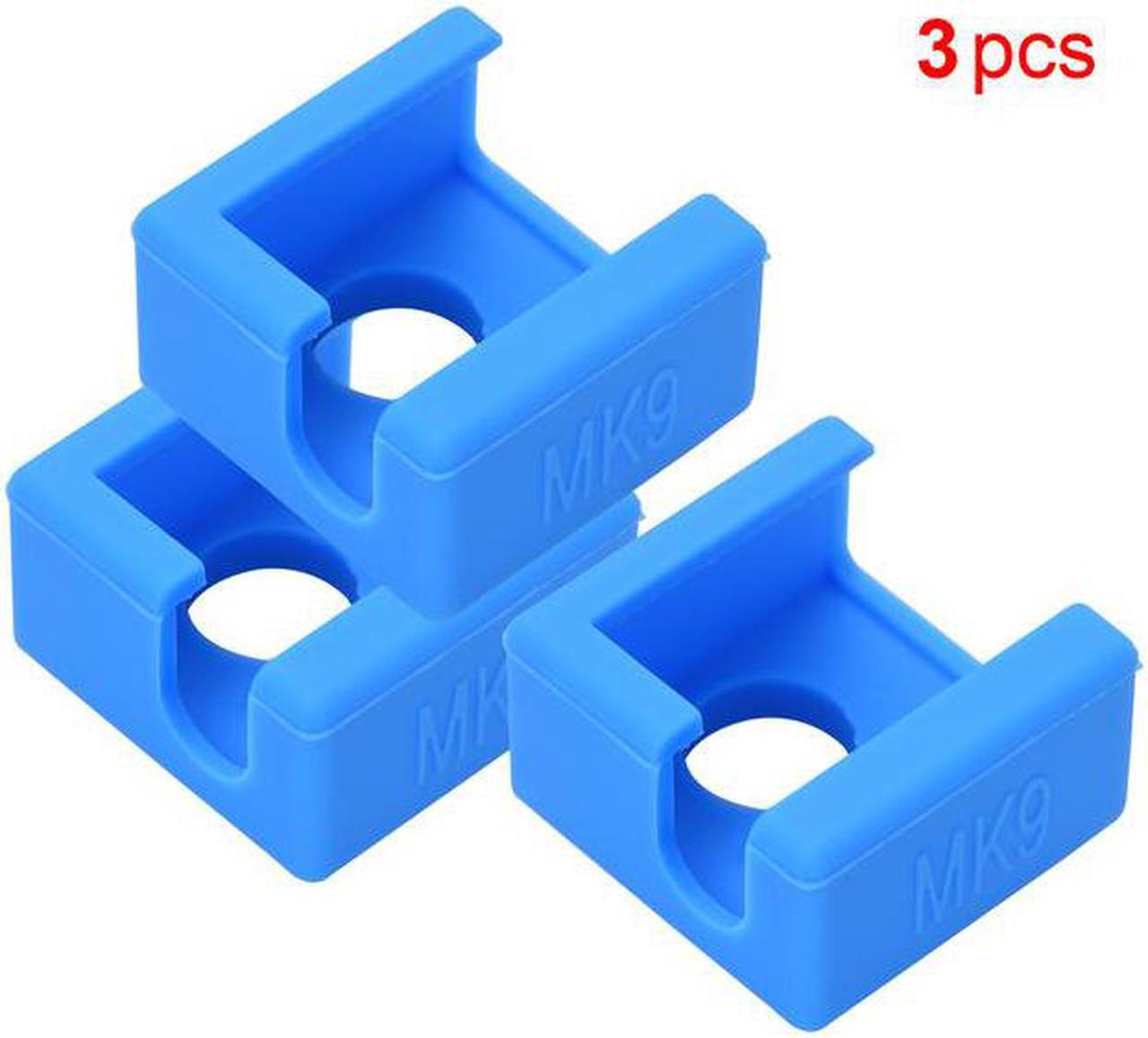 Aibecy 3pcs MK9 Hotend Silicone Sock Heater Block Protective Silicone Cover Case for Creality Ender 3 CR-10S Anet A8 3D Printer