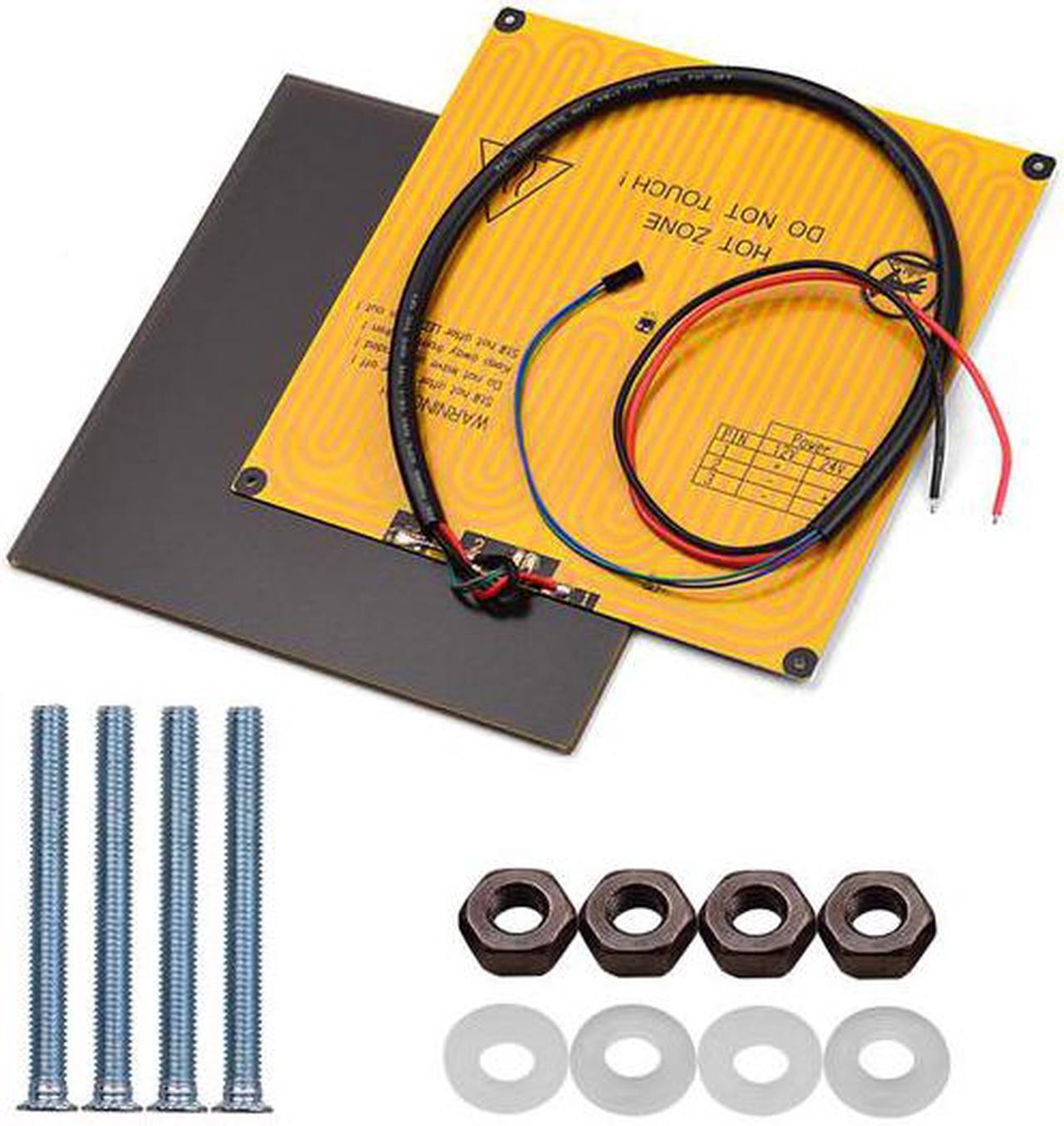 Ultrabase Platform Glass Plate Build Surface + Aluminum Heated bed Hotbed 12V with Wire Cable for Anet A8 A6  ANYCUBIC I3 Mega