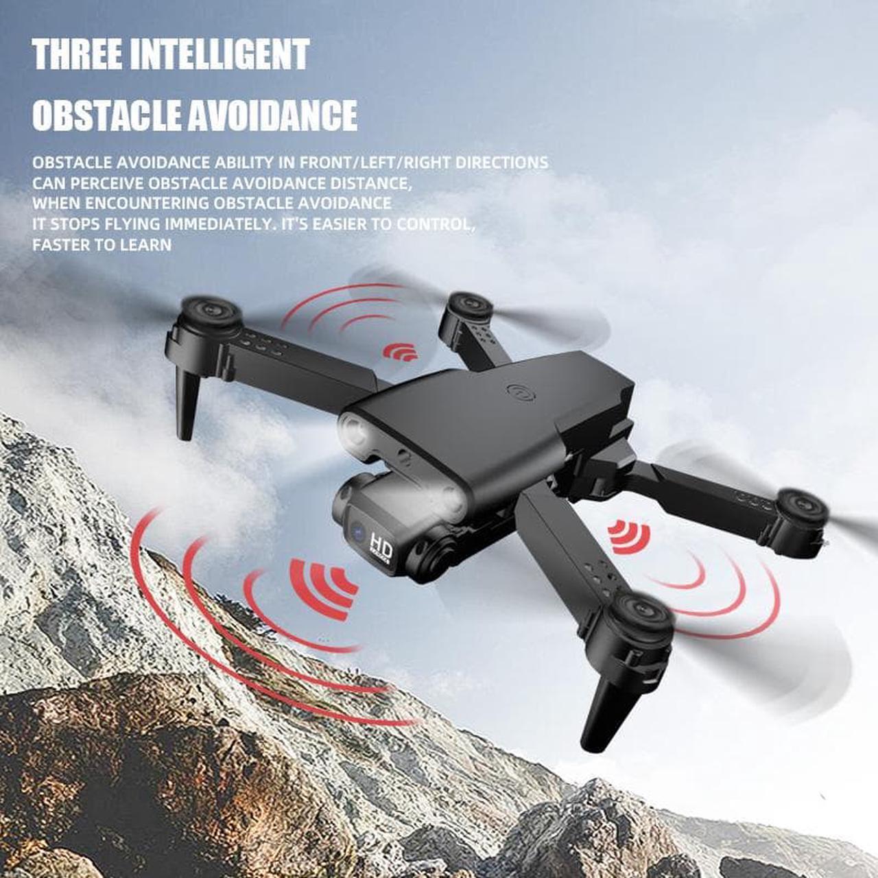Alt view image 4 of 7 - Drone with 4K/720P 2-Axis Gimbal Camera for Adults Beginners, Long Range Professional FPV Quadcopter with Brushless Motor, 3 Batteries 50Mins Flight Time, Smart Return Home