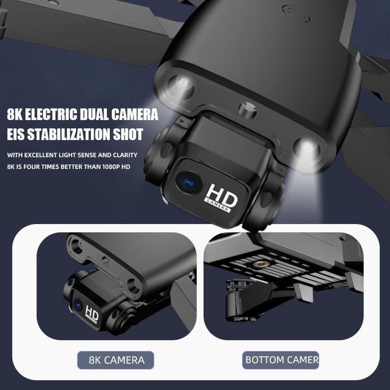 Alt view image 6 of 7 - Drone with 4K/720P 2-Axis Gimbal Camera for Adults Beginners, Long Range Professional FPV Quadcopter with Brushless Motor, 3 Batteries 50Mins Flight Time, Smart Return Home