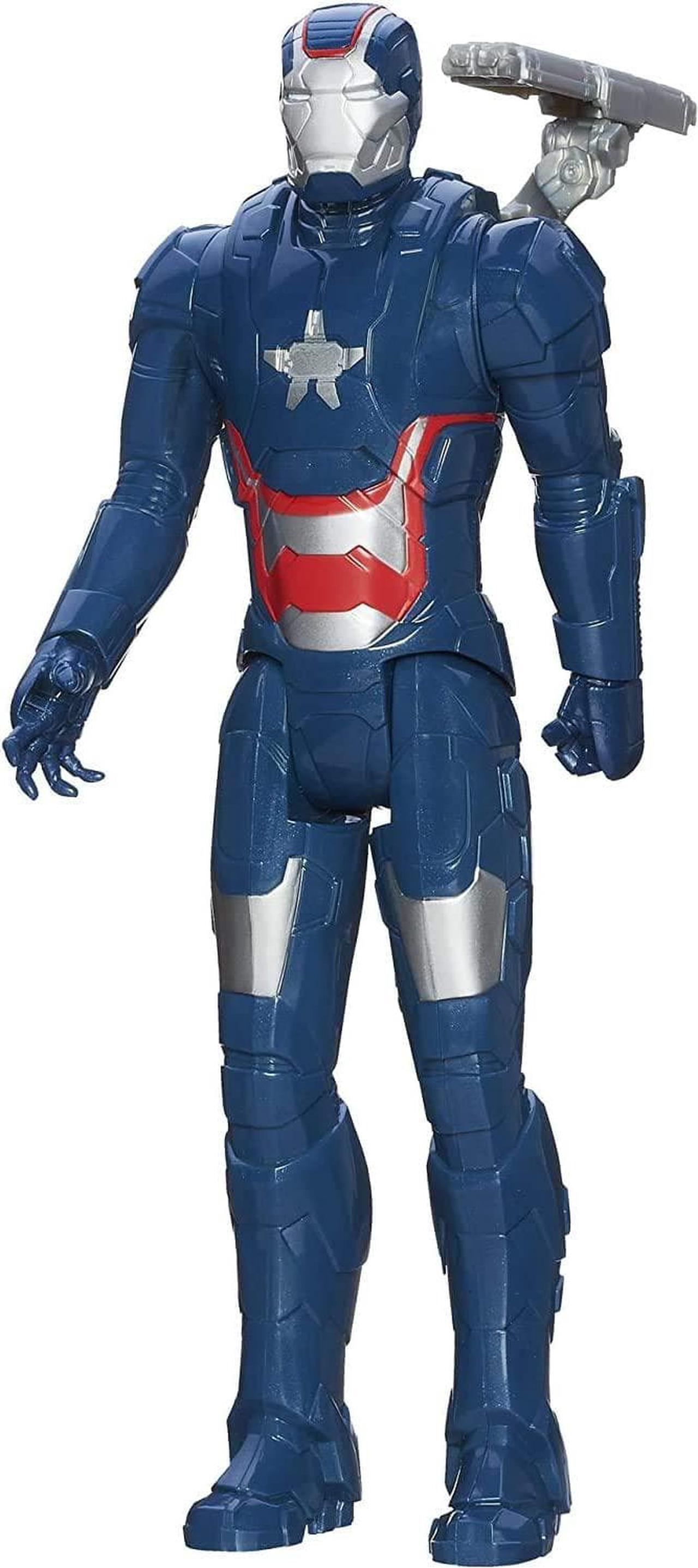 Alt view image 3 of 3 - Titan Hero Series Iron Patriot War Machine 12 Inch Tall Action Figure from Marvel Avengers