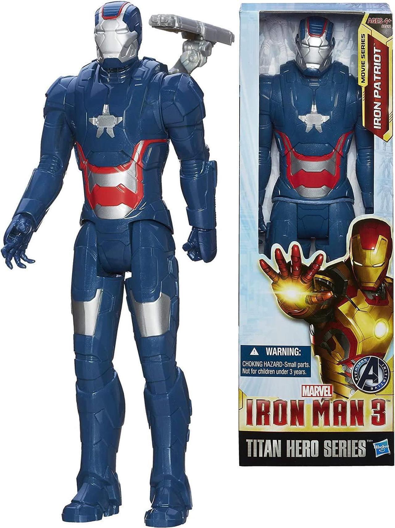 Main image of Titan Hero Series Iron Patriot War Machine 12 Inch Tall Action Figure from Marvel Avengers