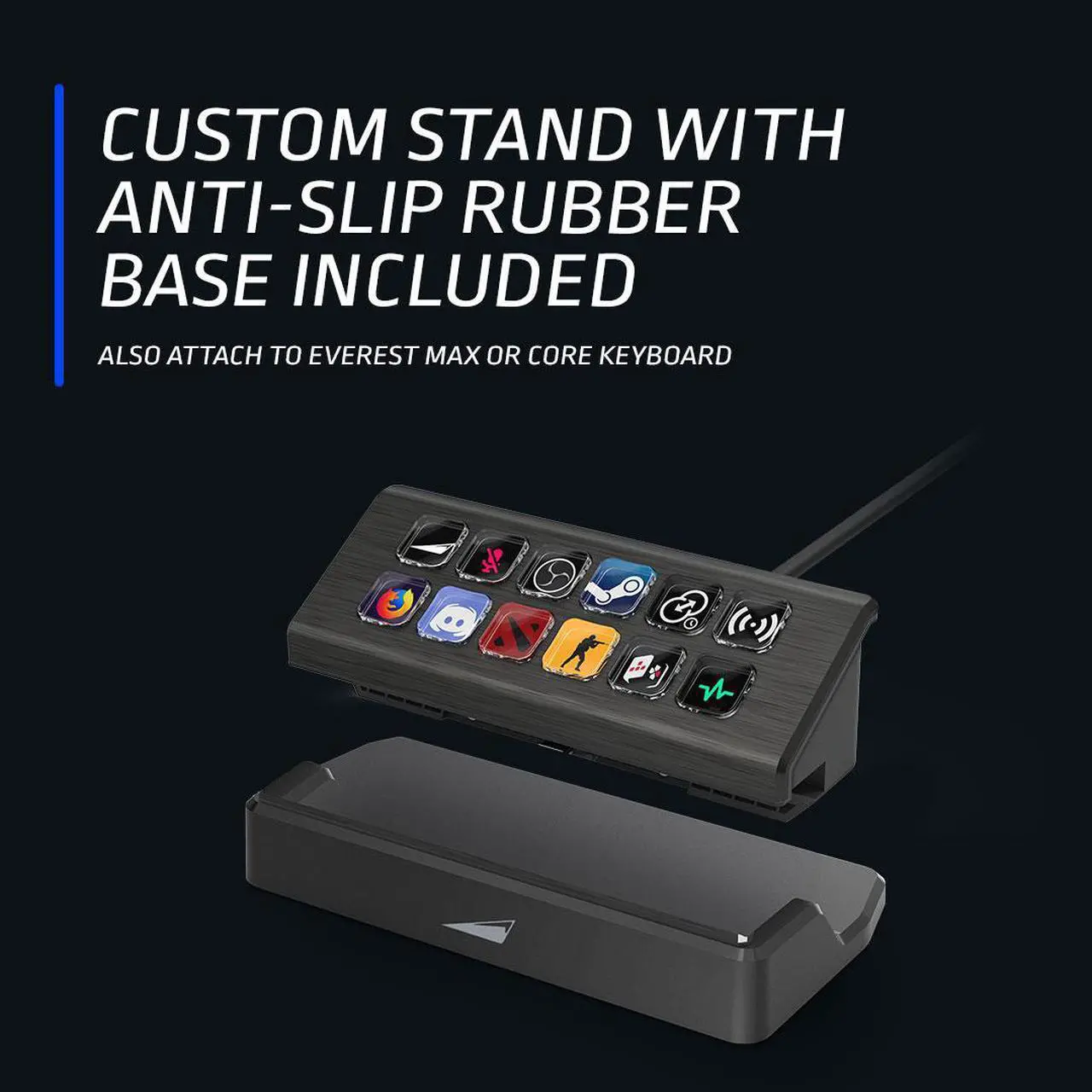 Alt view image 12 of 13 - MOUNTAIN DISPLAYPAD - The Streaming and Content Creation Controller with 12 Customizable Tactile Display Keys