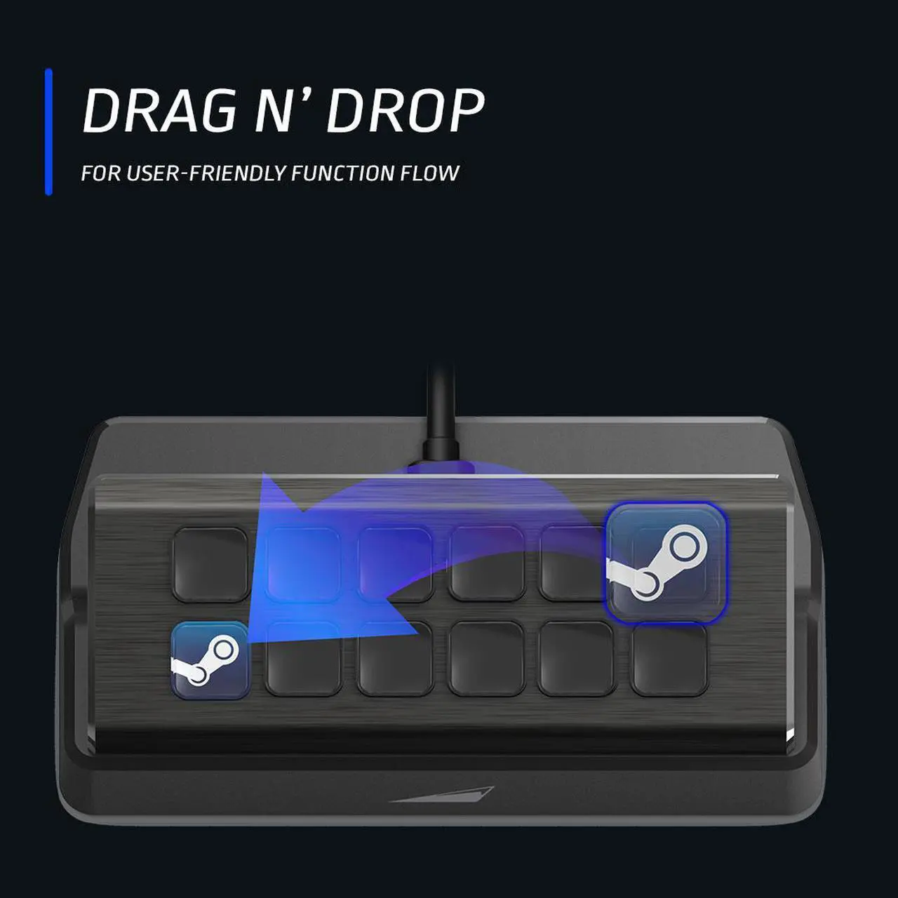 Alt view image 11 of 13 - MOUNTAIN DISPLAYPAD - The Streaming and Content Creation Controller with 12 Customizable Tactile Display Keys