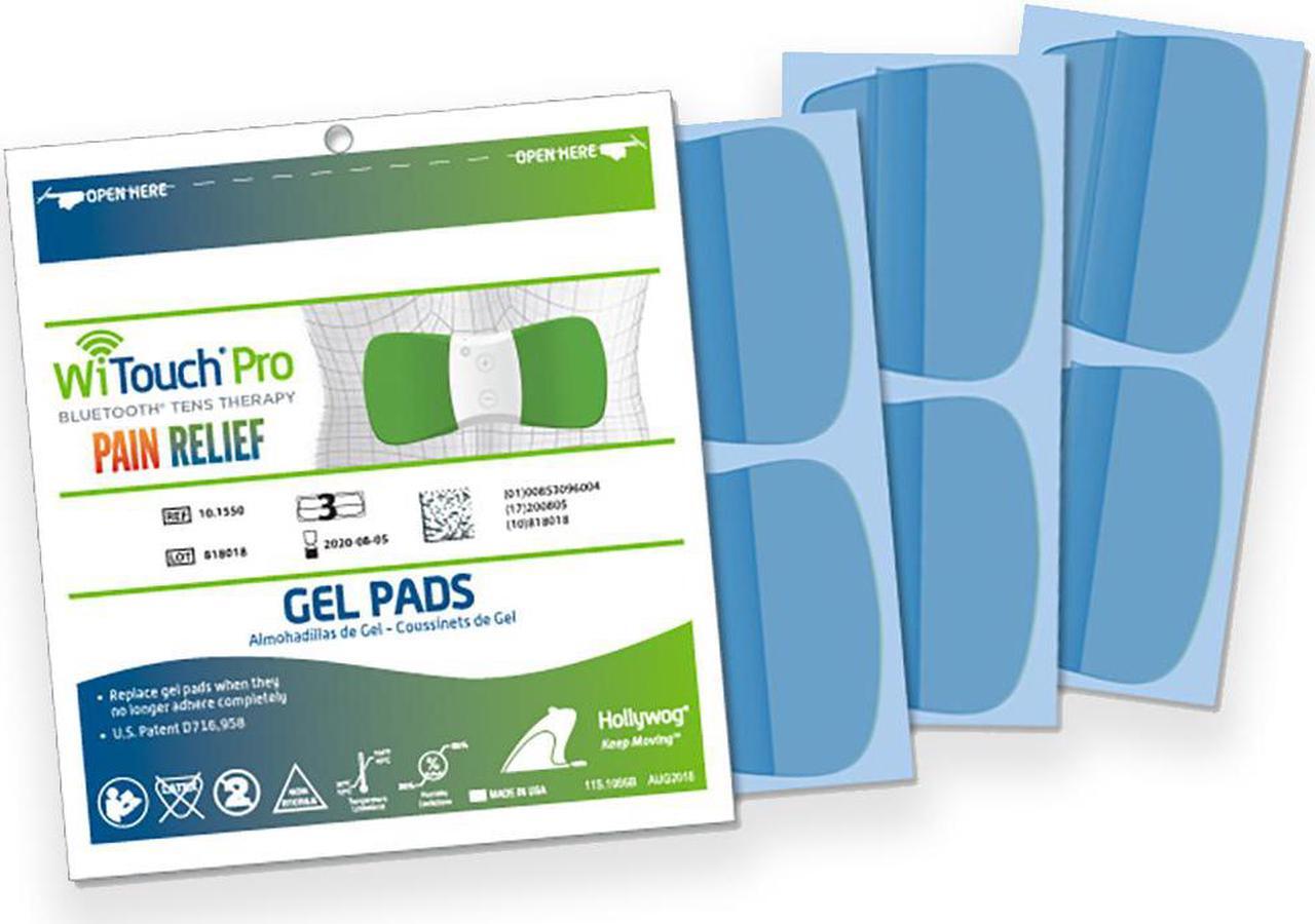 Main image of Gel Pad Refills for WiTouch Pro & Aleve Direct Therapy - 1 Pack of 6 pads