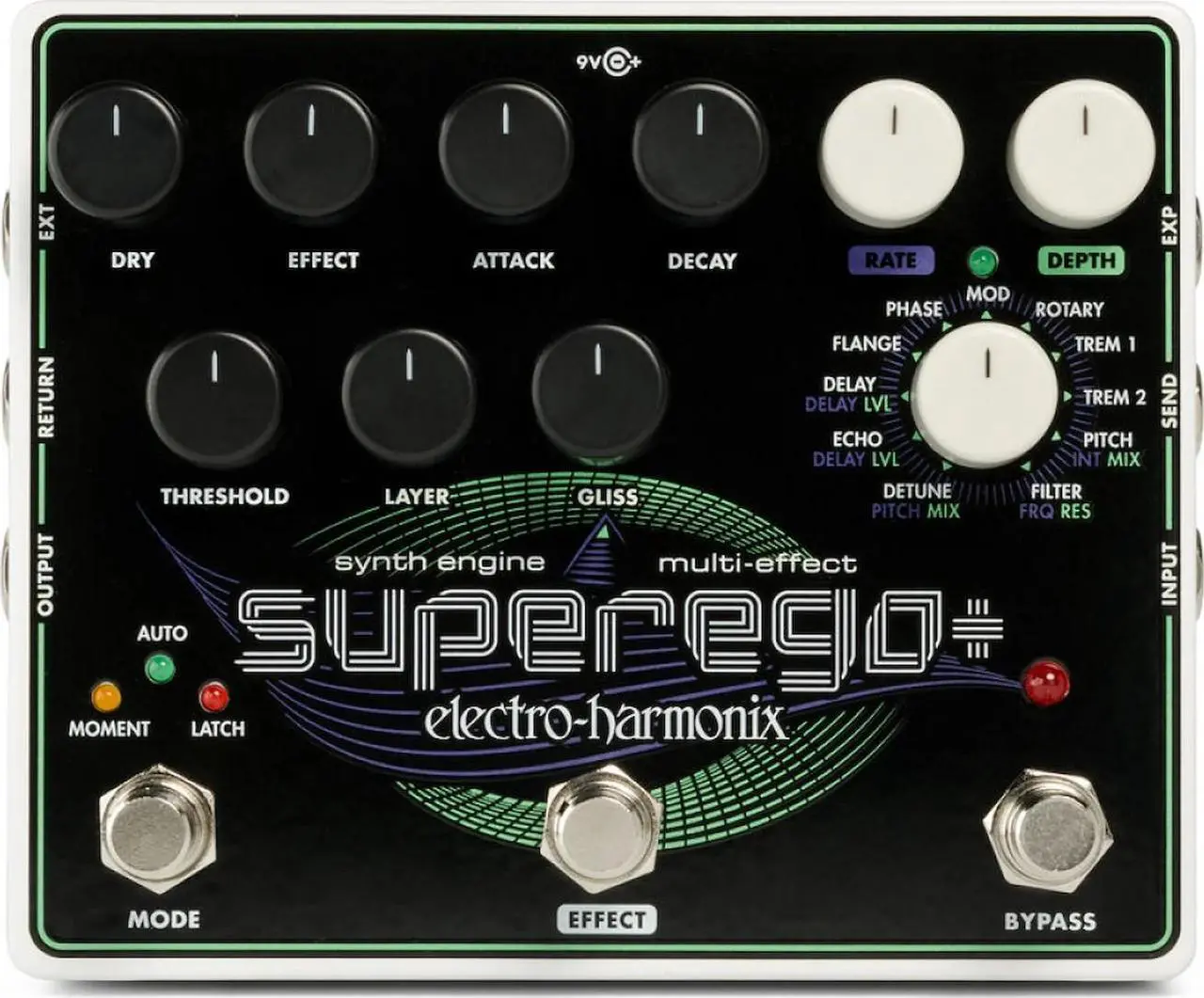 Alt view image 8 of 14 - Electro Harmonix Superego Plus Synth Multi FX