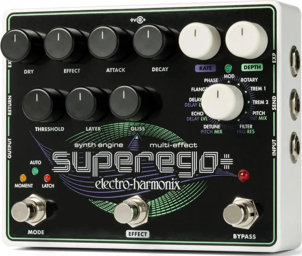 Alt view image 12 of 14 - Electro Harmonix Superego Plus Synth Multi FX