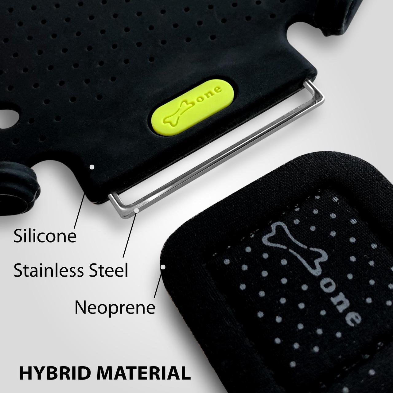 Alt view image 3 of 7 - Bone Run Tie, Running Armband Phone Holder for Apple iPhone 13 12 11 Pro Max Mini XS 8 Samsung Galaxy S21 S20 Note 20 10 Smartphone for Mobile Size 4-6.7" ( Black/ Arm Size 6.3-7.5"+7.9-9.8"+9.8-14")