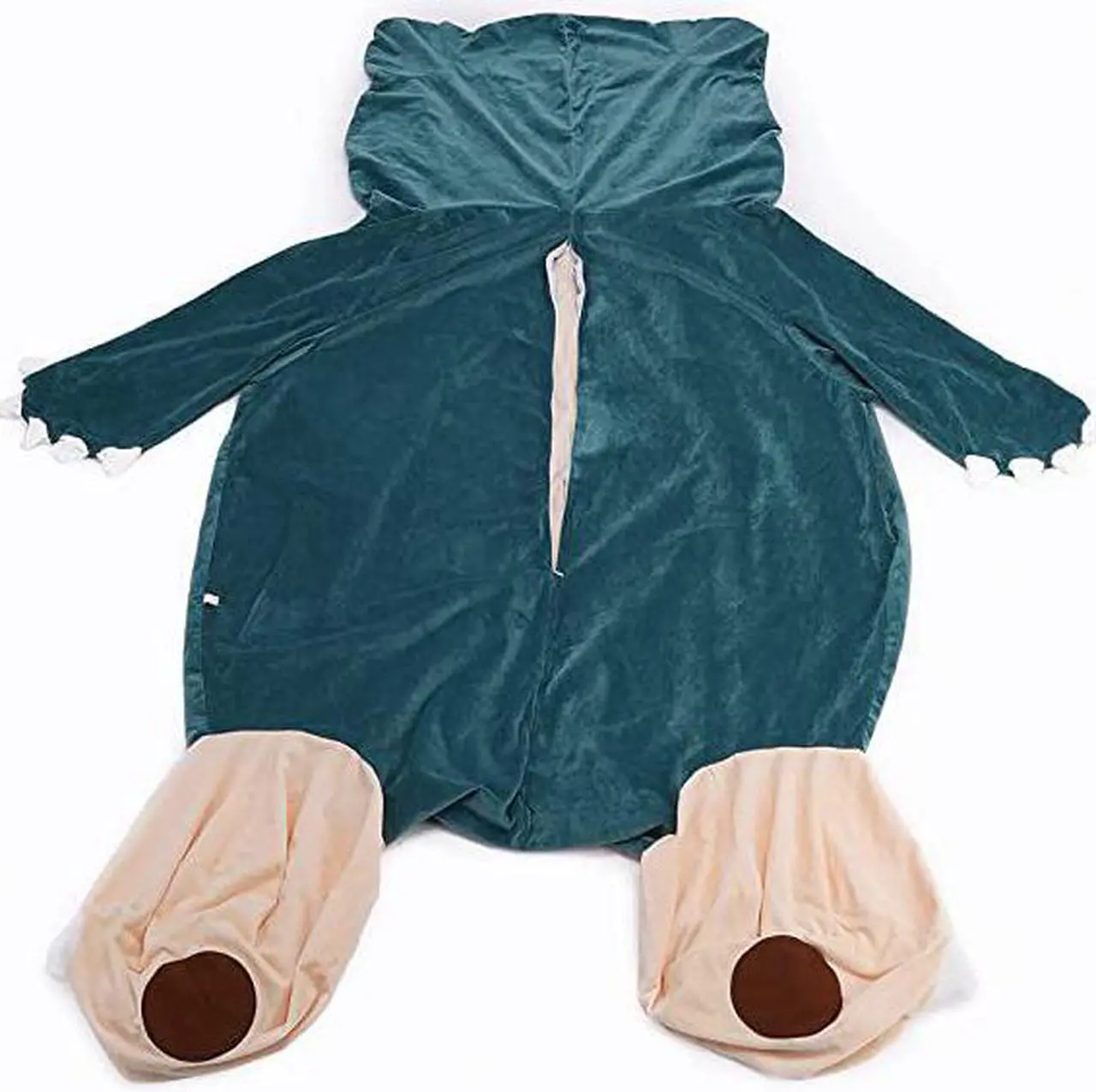 Alt view image 4 of 7 - Snorlax Plush Giant Snorlax Bean Bag Chair Unstuffed Snorlax Plush Toy Anime Cover with Zipper for Girlfriend Birthday Gift