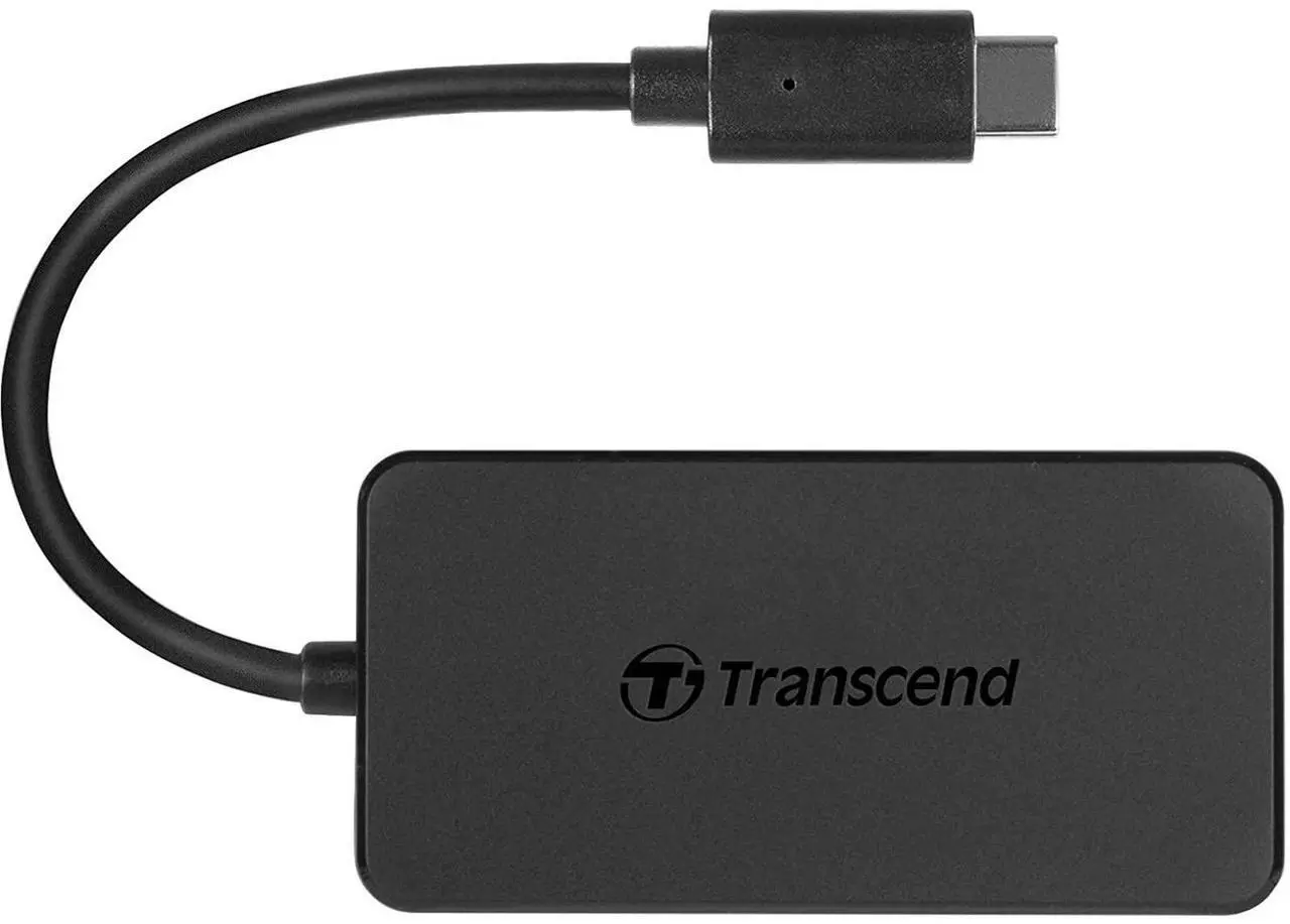 Alt view image 10 of 15 - Transcend USB Type-C 4-Port Hub USB3.1 Gen 1