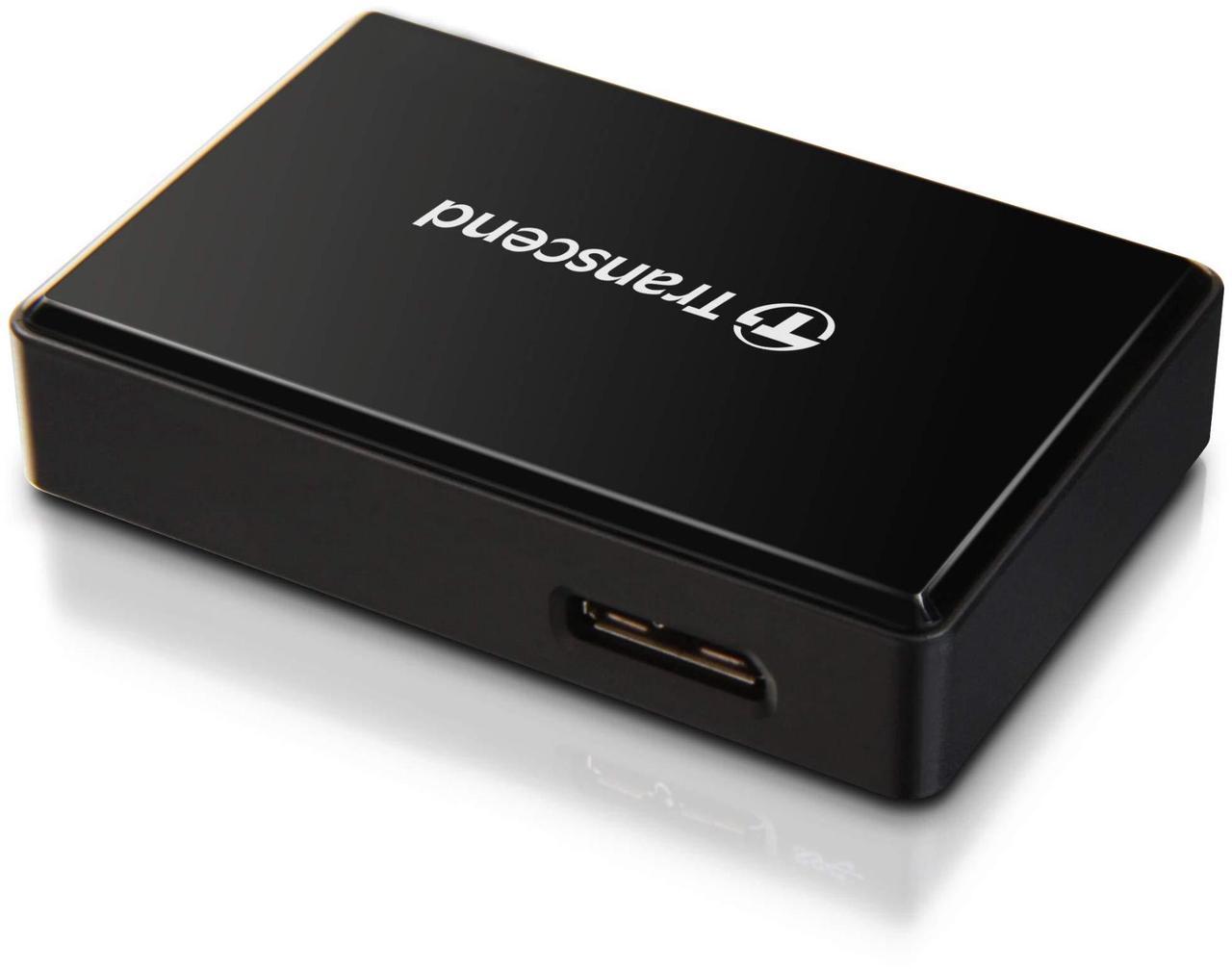 Alt view image 14 of 17 - Transcend RDF8 USB3.1 Gen 1 All-In-One Multi Card Reader Black