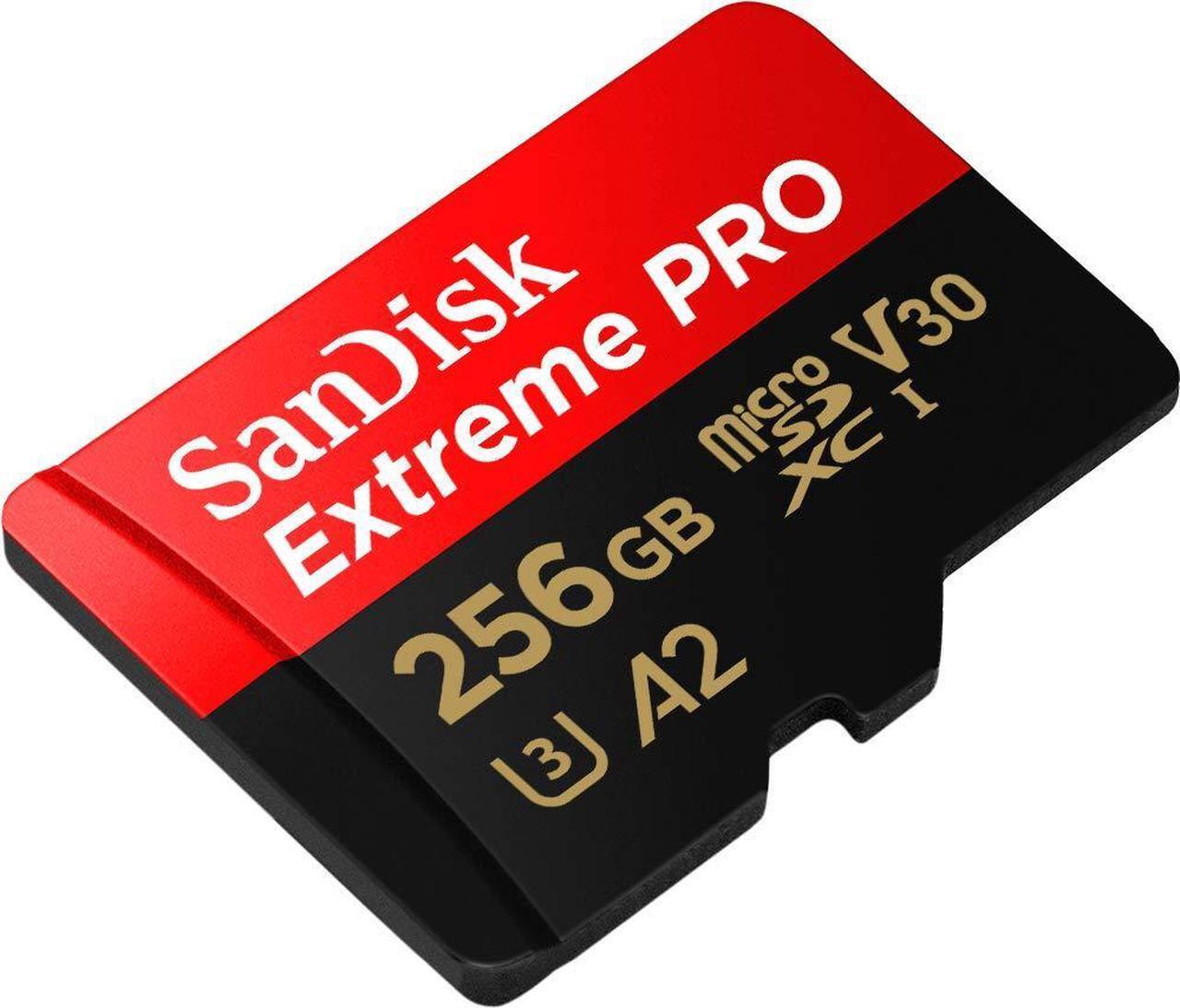 Alt view image 15 of 16 - SanDisk 256GB Extreme PRO A2 microSDXC Card UHS-I U3 V30 Read Speed up to 200MB/s for 4K UHD Video (SDSQXCD-256G-GN6MA)