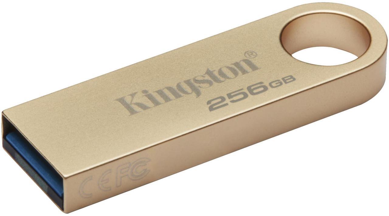 Alt view image 5 of 5 - Kingston DataTraveler SE9 Gen 3- 256GB - 220MB/s read- Metal - USB 3.2 Gen 1 -Gold