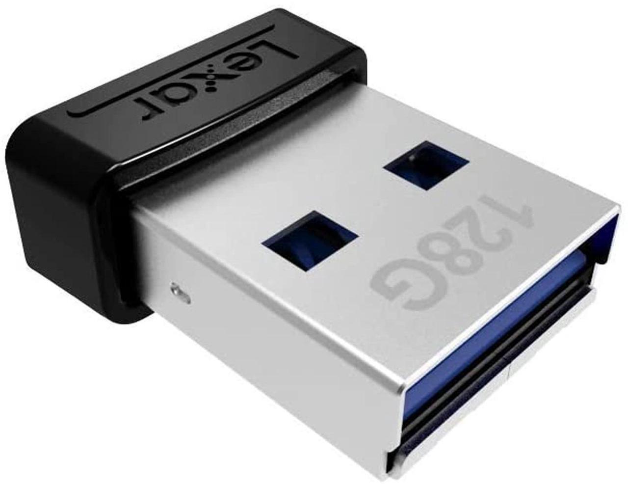 Alt view image 4 of 8 - Lexar LJDS47-128ABBK MAH 128GB USB 3.1 Flash Drive r250MB/s Lexar JumpDrive S47 Low Profile Black/Silver