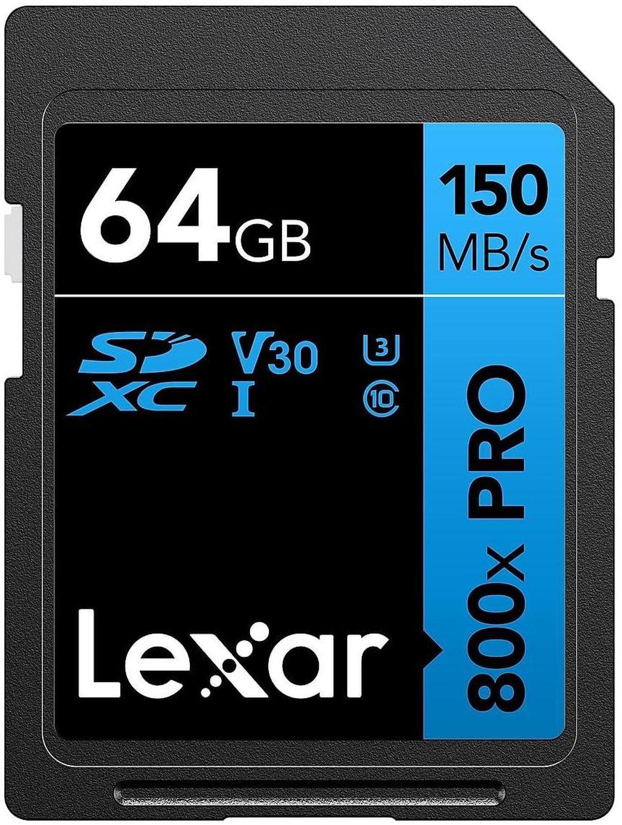 Alt view image 8 of 10 - Lexar High-Performance 800x PRO BLUE Series 64GB SDXC Memory Card Class 10 UHS-I V30 (LSD0800P064G-BNNNU)