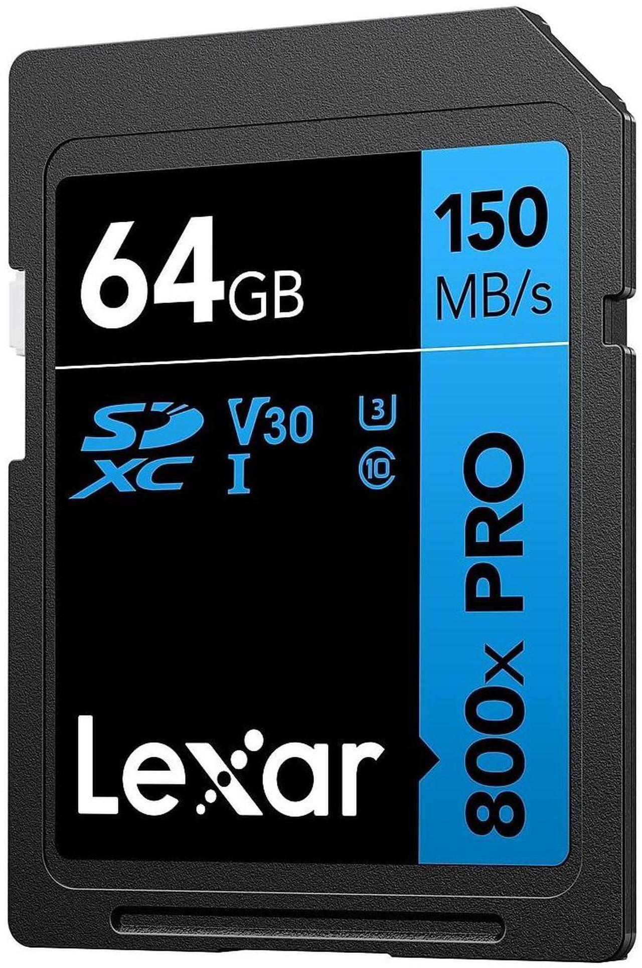Alt view image 9 of 10 - Lexar High-Performance 800x PRO BLUE Series 64GB SDXC Memory Card Class 10 UHS-I V30 (LSD0800P064G-BNNNU)