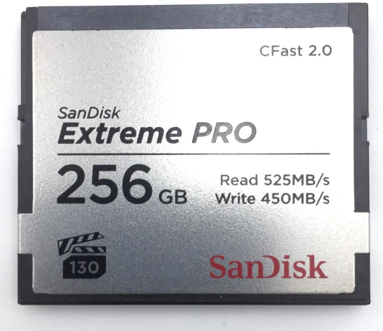 Alt view image 10 of 10 - SanDisk Extreme Pro 256GB CFast 2.0 Memory Card SDCFSP-256G-G46D