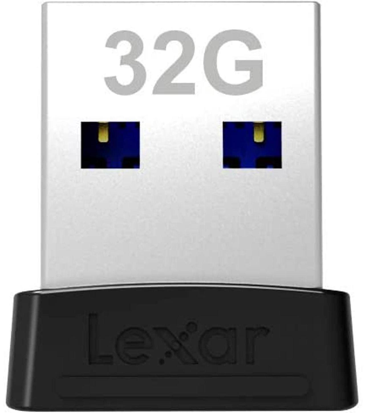 Alt view image 5 of 9 - Lexar LJDS47-32GABBK MAF 32GB USB 3.1 Flash Drive r250MB/s Lexar JumpDrive S47 Low Profile Black/Silver