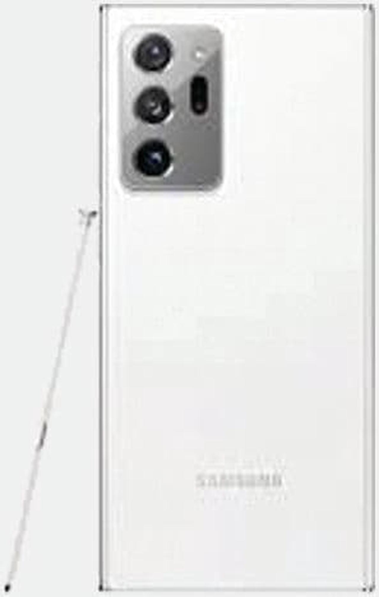 Alt view image 3 of 8 - Samsung Galaxy Note20 Ultra 5G (N986B-DS) 256GB 12GB RAM International Version - Mystic White