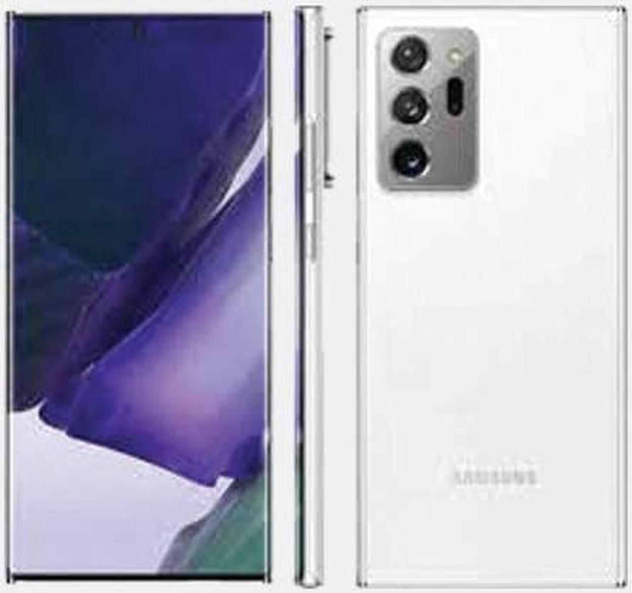 Alt view image 6 of 8 - Samsung Galaxy Note20 Ultra 5G (N986B-DS) 256GB 12GB RAM International Version - Mystic White