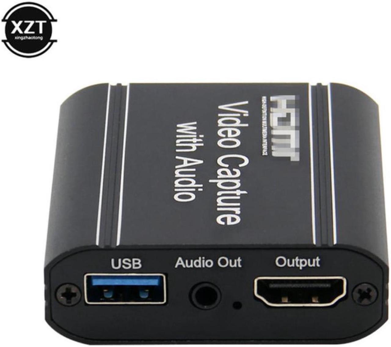 Main image of 4K HDMI-compatible Video Game Capture Card With Audio 3.5mm Audio Output Microphone Loop 1080P USB 2.0 3.0 PC Live Streaming