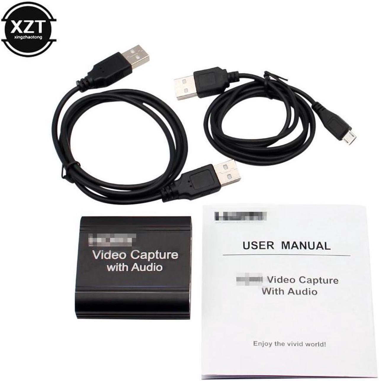 Alt view image 3 of 6 - 4K HDMI-compatible Video Game Capture Card With Audio 3.5mm Audio Output Microphone Loop 1080P USB 2.0 3.0 PC Live Streaming