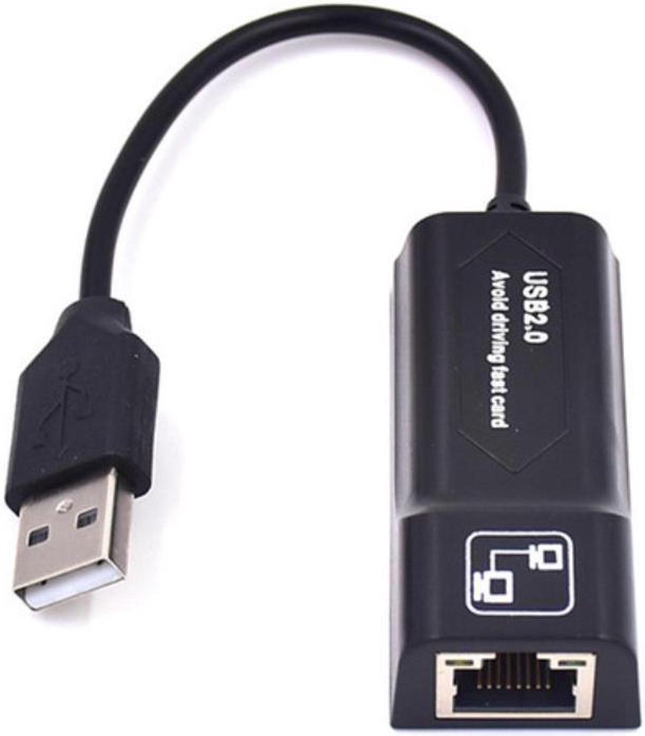 USB Ethernet Adapter USB 2.0 Network Card To RJ45 Lan for Win7/Win8/Win10 Laptop Ethernet USB