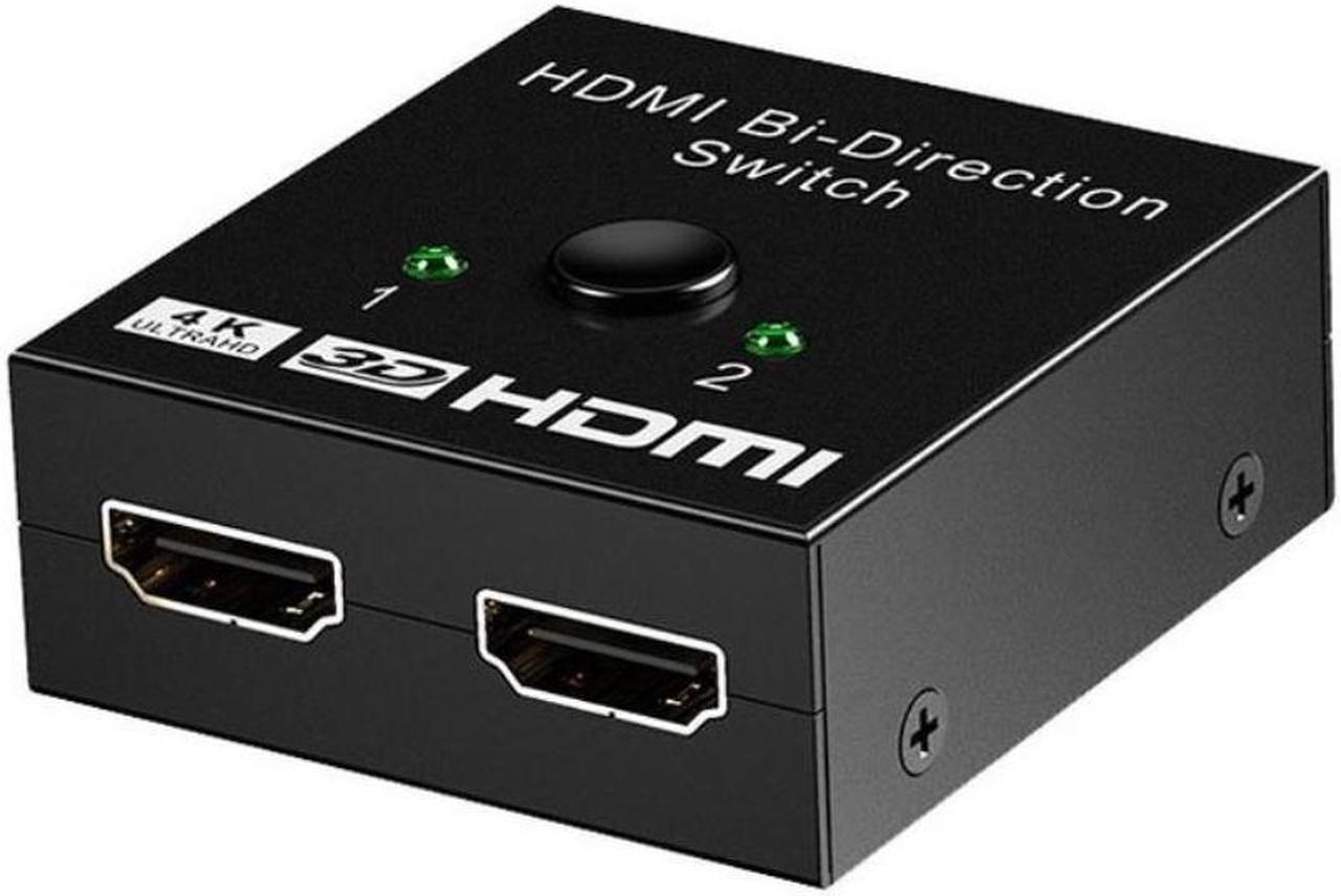 4K HDMI-compatible Switch Bi-Direction 1 To 2 Splitter 2 In 1 Out Adapter Switch for PS3 PS4 Xbox HDTV HDMI-compatible Switcher