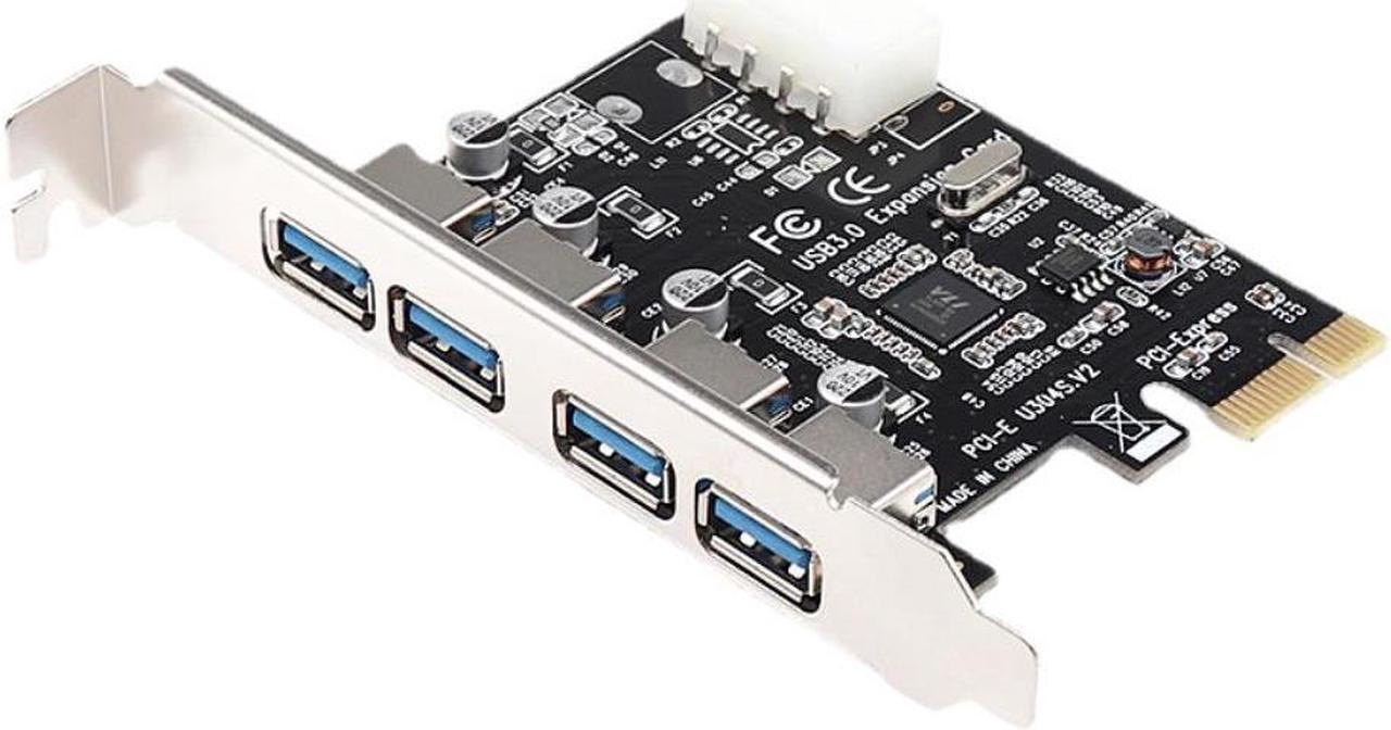 4 Port USB 3.0 PCI-e Expansion Card PCI Express PCIe USB 3.0 Hub Adapter 4-port USB3.0 Controller USB 3 0 PCI E PCIe Express 1x