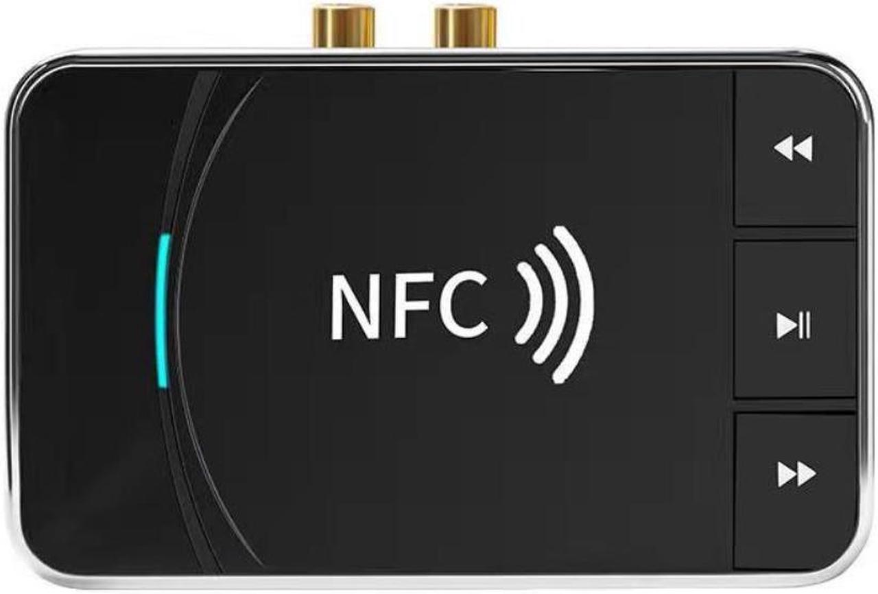 NFC Blootooth 5.0 Receiver 3.5mm AUX RCA Jack HIFI Stereo Wireless Audio Adapter Support USB Playback for Car Speaker DVD