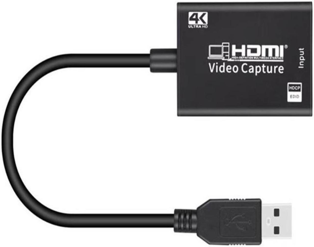 USB Capture Card 4K 1080P HDMI-compatible USB 3.0 To HDMI-compatible Video Capture Adapter Grabber Record Box for Game Live