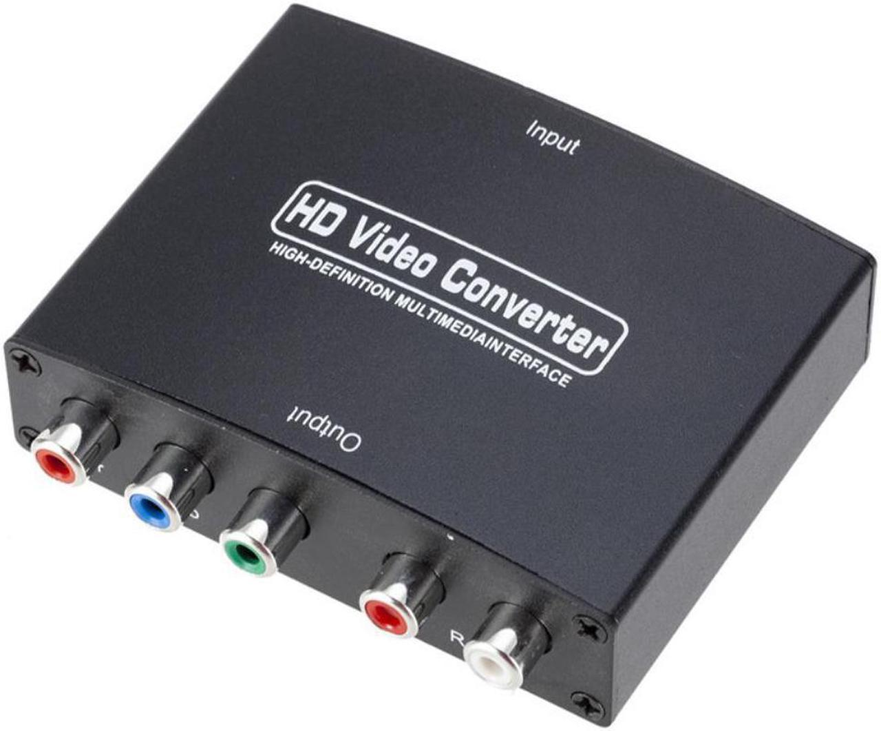 Video Resolution 1080P Output Video Device Switch Dock Adapter Low Resolution To High  Video Converter YPBPR To HDMI-compatible