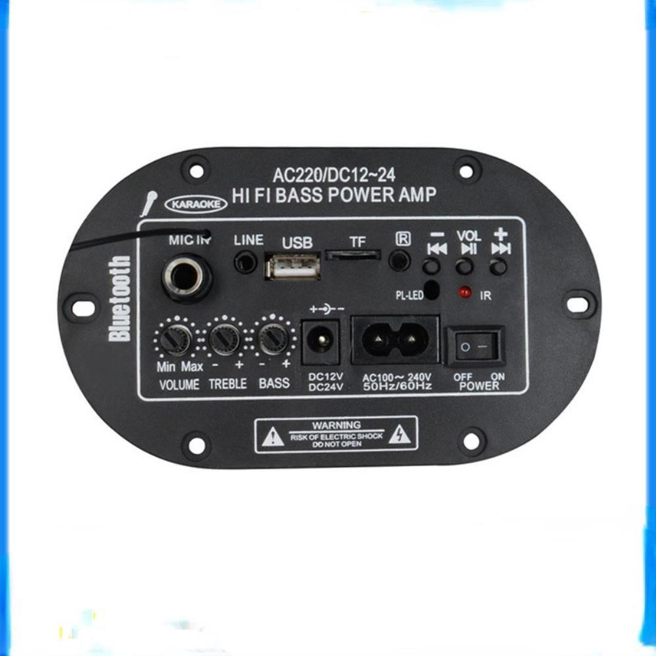 8-inch Three-purpose 3028BTMIC Digital Power Amplifier With Microphone Built-in wireless Microphone Mono Power Amplifier Board