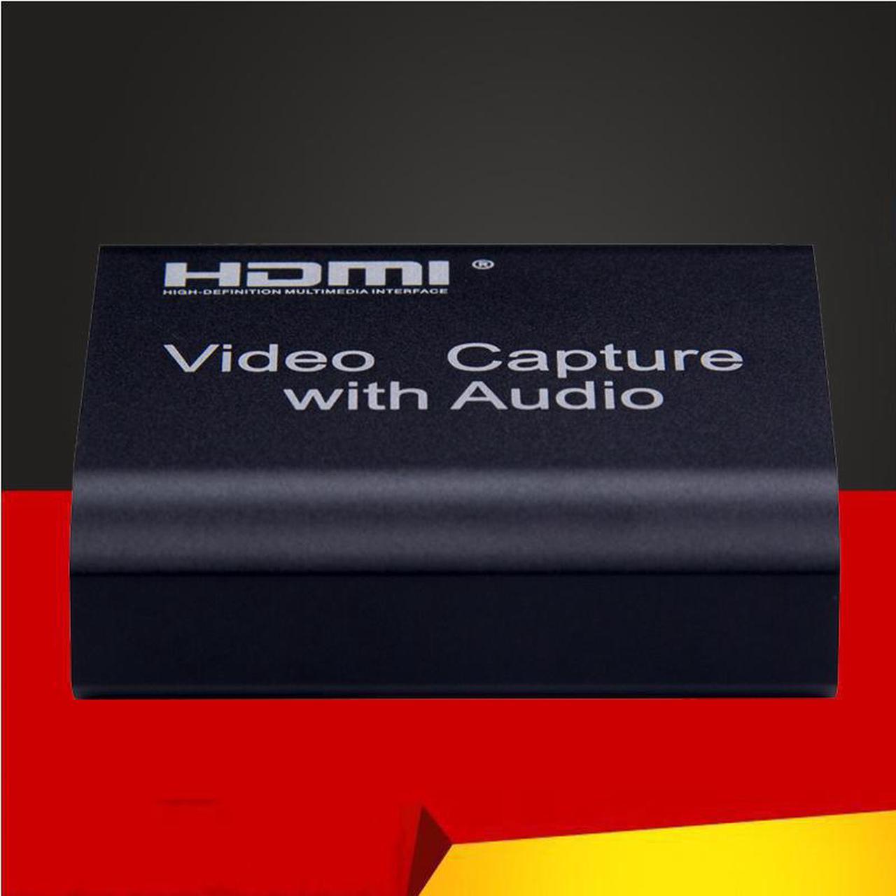 USB HDMI 4K 1080P Video Capture HDMI to USB Video Capture Card for PS4 Game Streaming Live Stream Broadcast with Audio MICinput