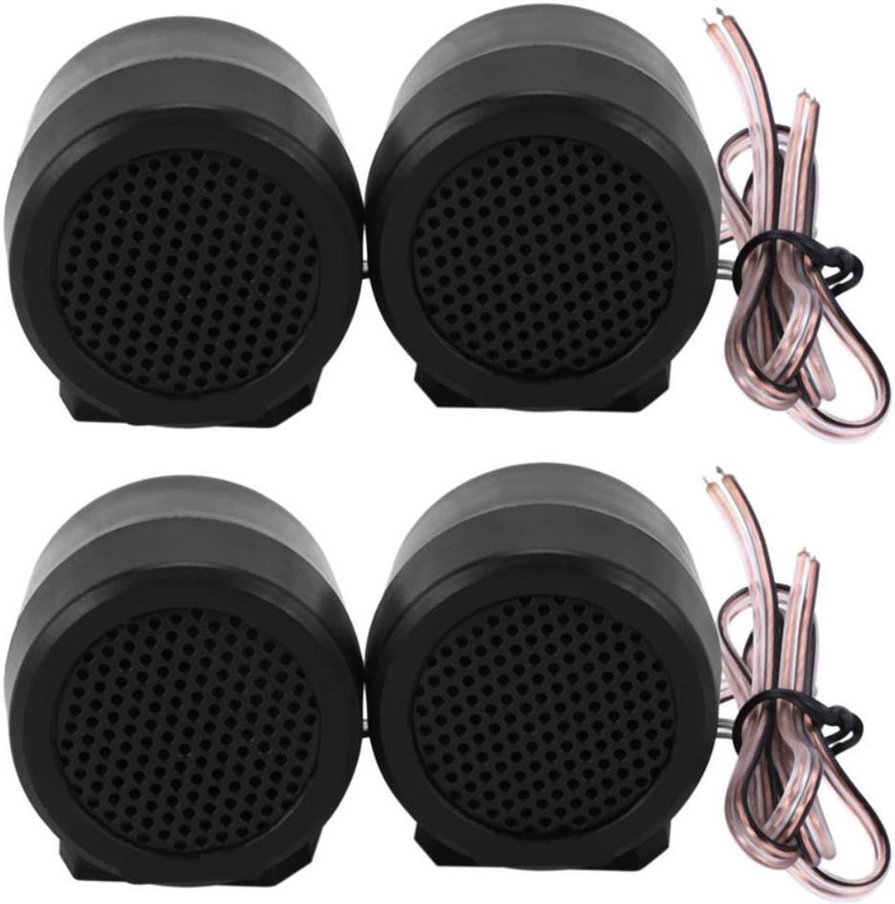 4 Pcs Pre-Wired Dome Audio System Tweeter Speakers 500W For Auto Car