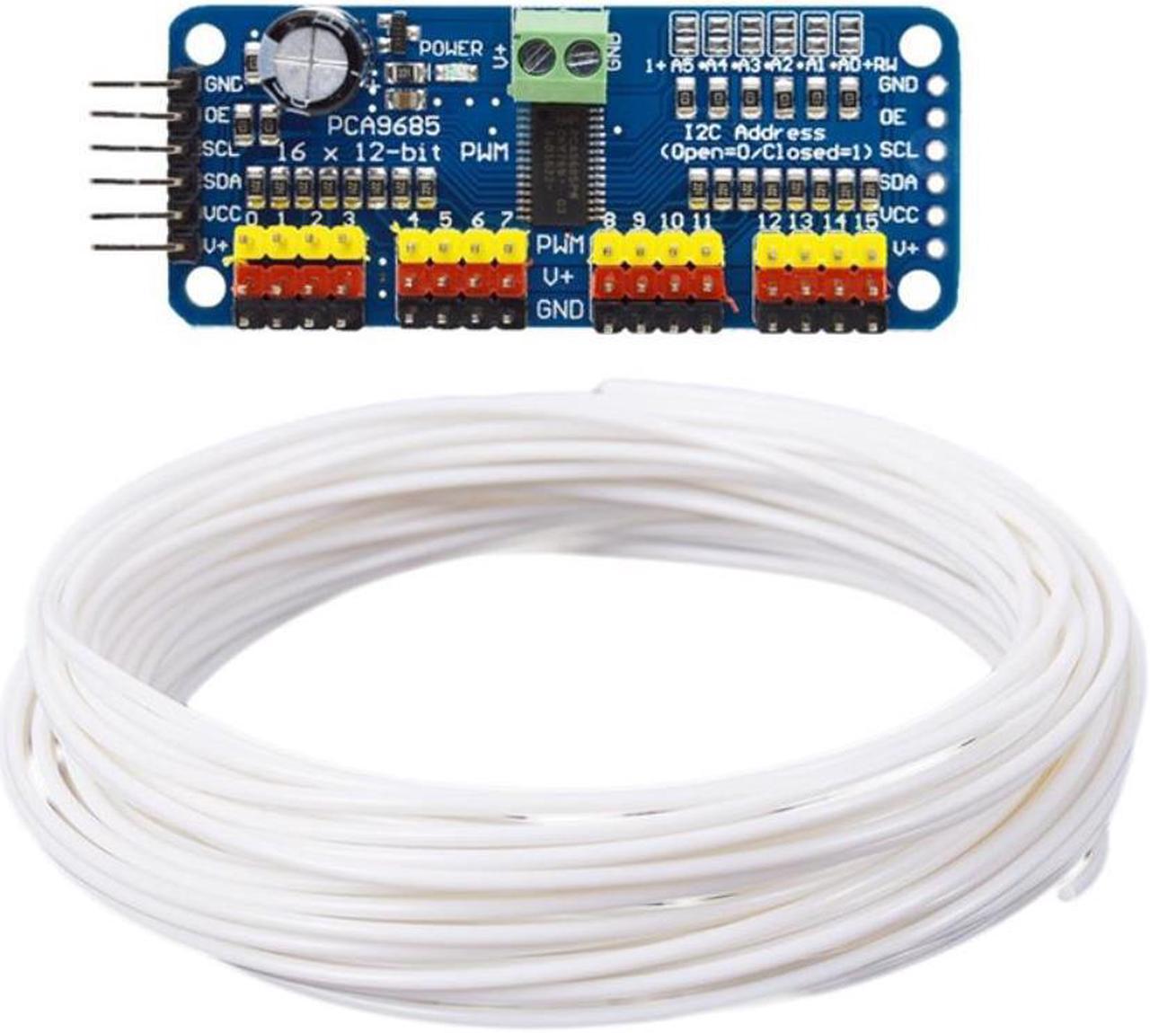 16 Channel PWM/Servo Driver IIC Interface-PCA9685 For Arduino Or Raspberry Pi Shield Module Servo Shield & 3D Printer Pen Filame