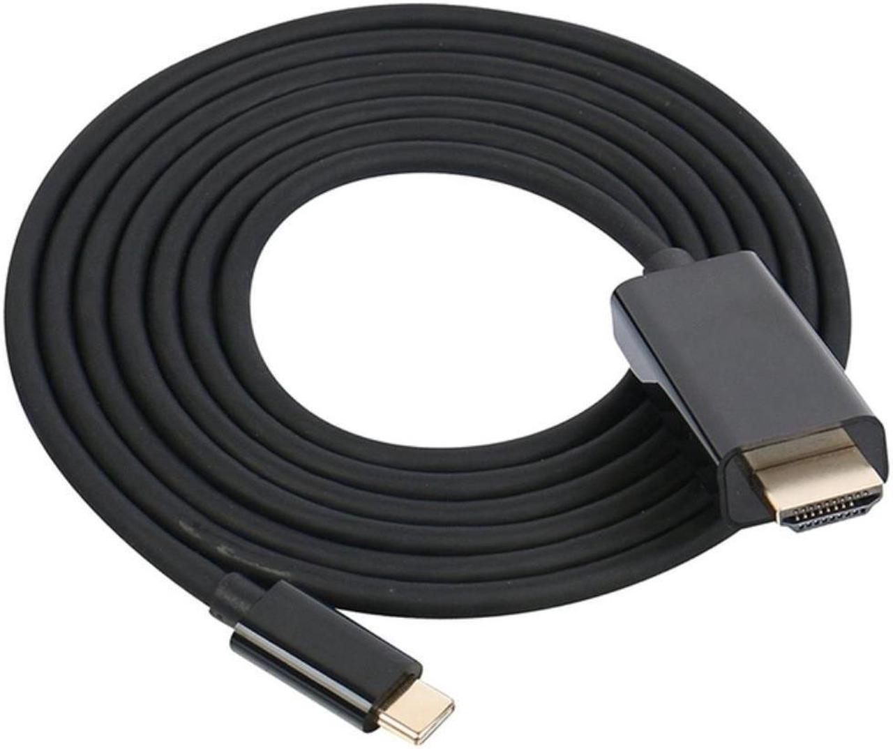 Type C USB-C To HDMI Cable 6FT USB 3.1 (Thunderbolt 3 Compatible) For Tablet