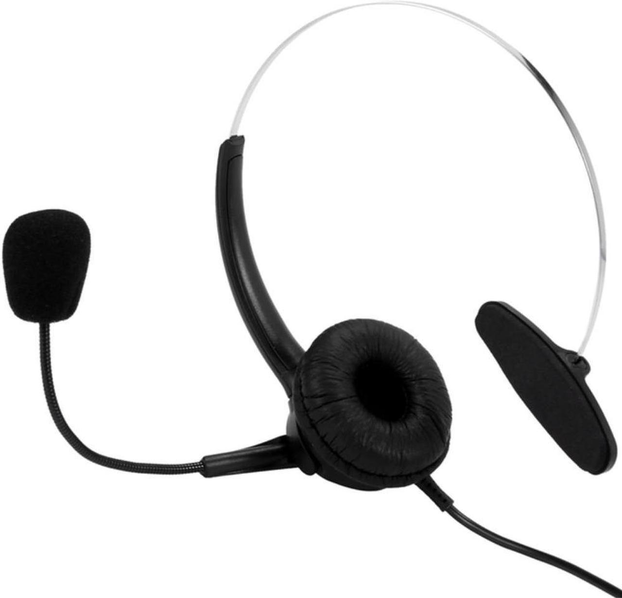 RJ9 Call Center Headphone Monaural Headphone Noise Reduction Headset Call Headphone With Mic