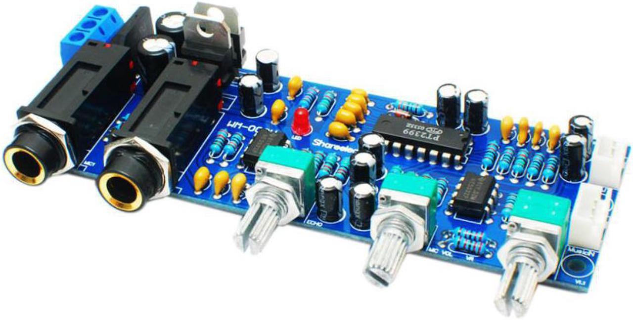 Pt2399 Ne5532 Karaoke Board Microphone Amplifier Board Preamplifier Reverberation Echo Sound