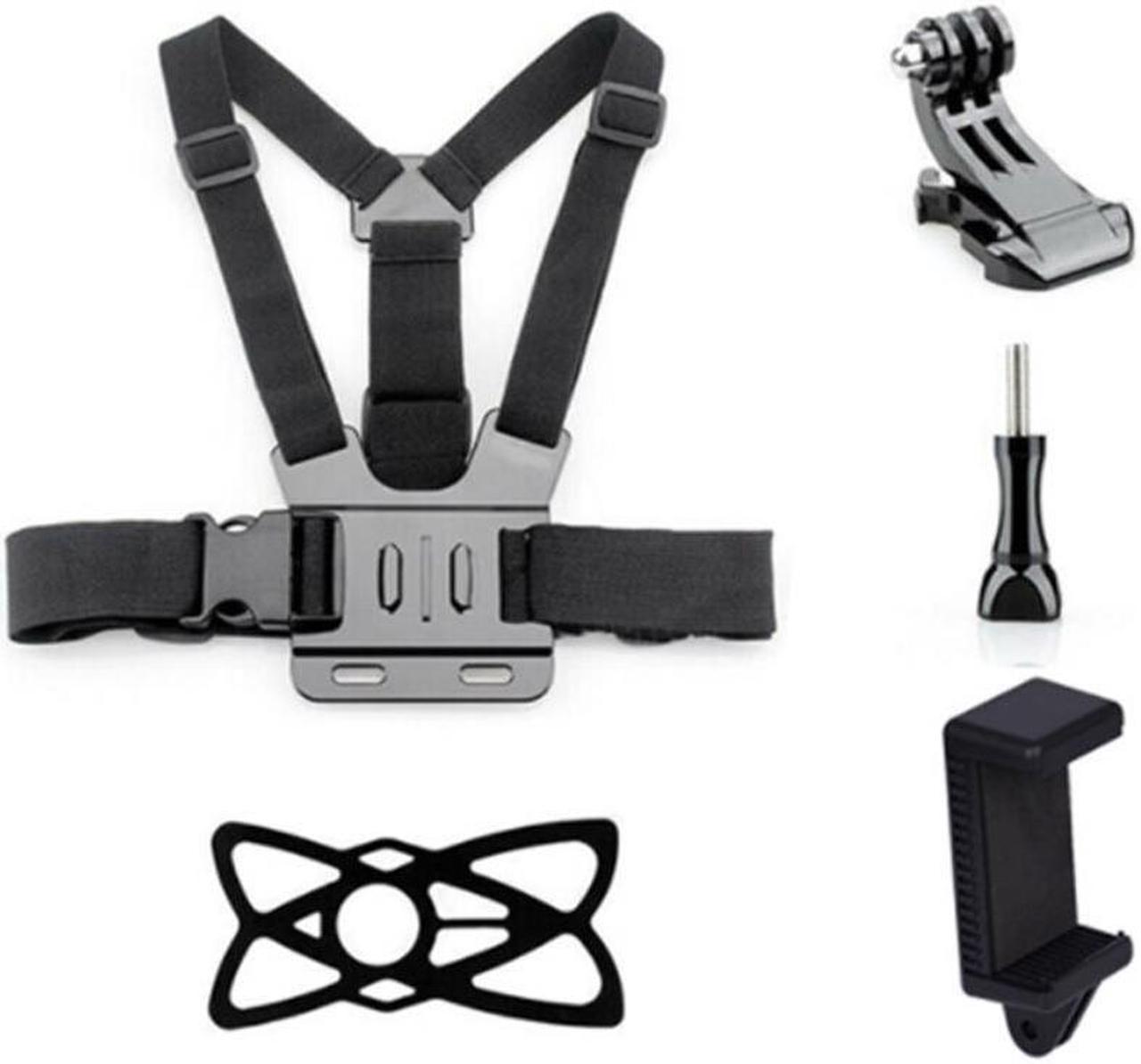 Universal Smartphone Adjustable Phone Clip Holder Chest Belt Mount For Gopro Hero 10 9 8 7 4K Accessories