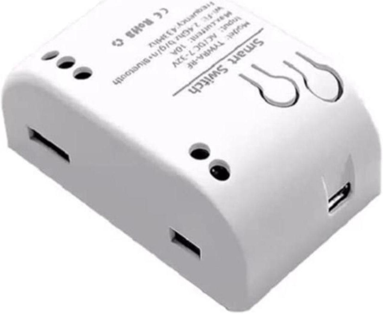 1CH RF Smart Switch 7-32V AC DC WIFI Tuya Remote Control 433 Light Switch 10A Rele Relay Self-Locking Interlock Inching