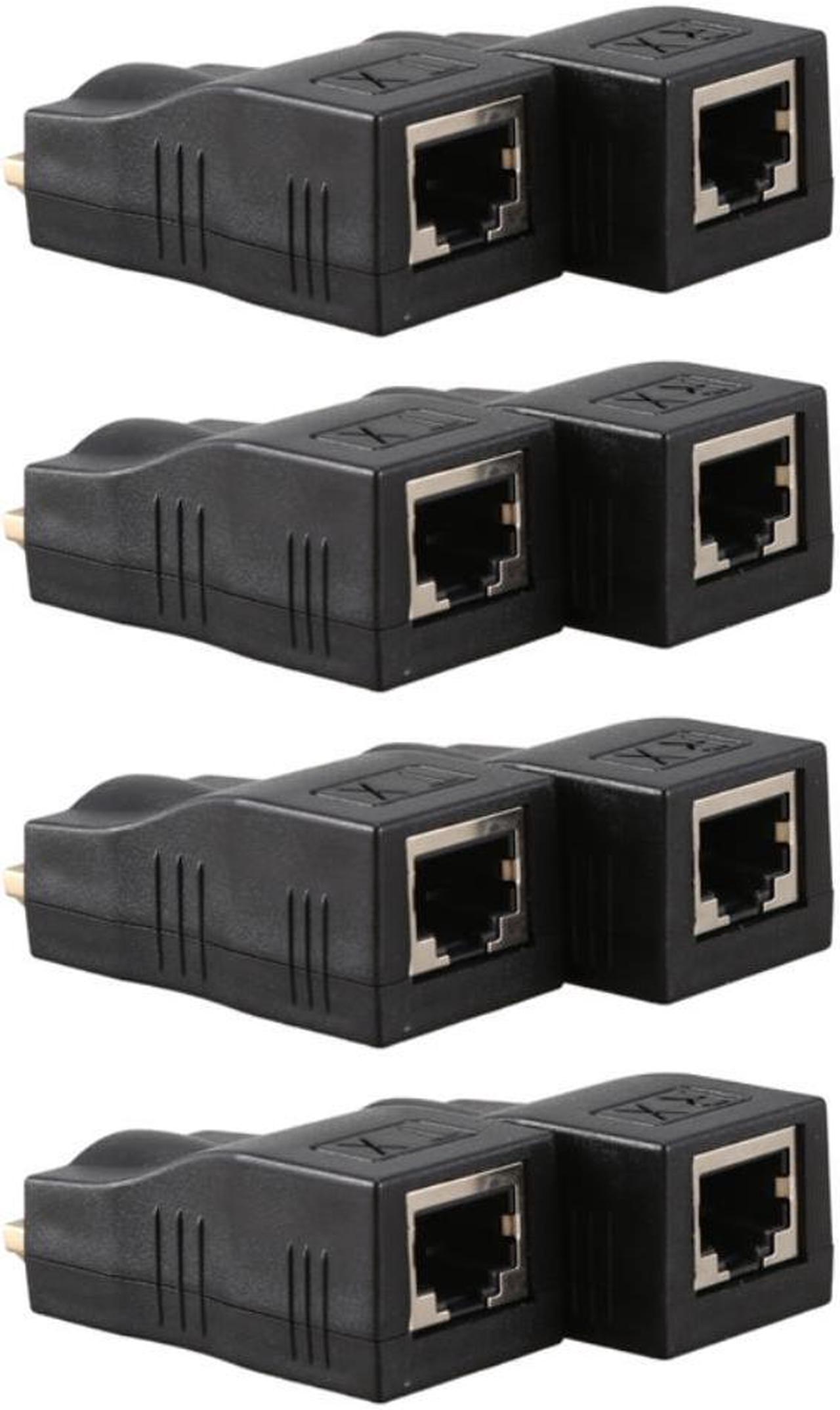 8X 4K 3D HDMI 1.4 30M Extender To RJ45 Over Cat 5E/6 Network LAN Ethernet Adapter