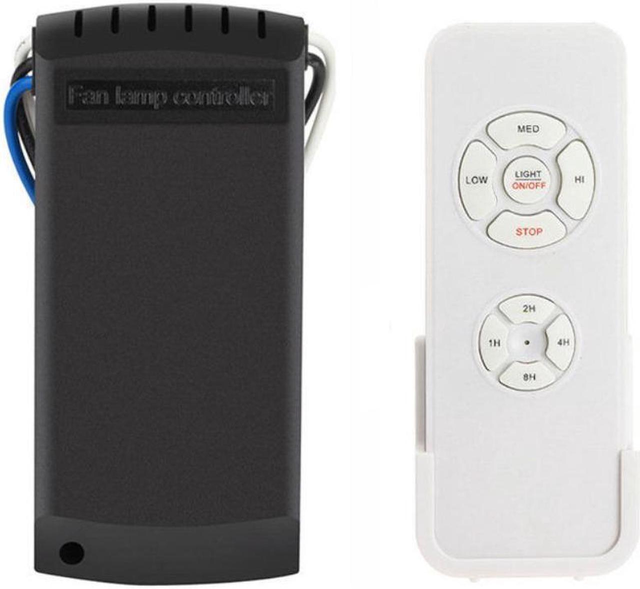 Universal Ceiling Fan & Light Remote Control Kit Timing Wireless Switches