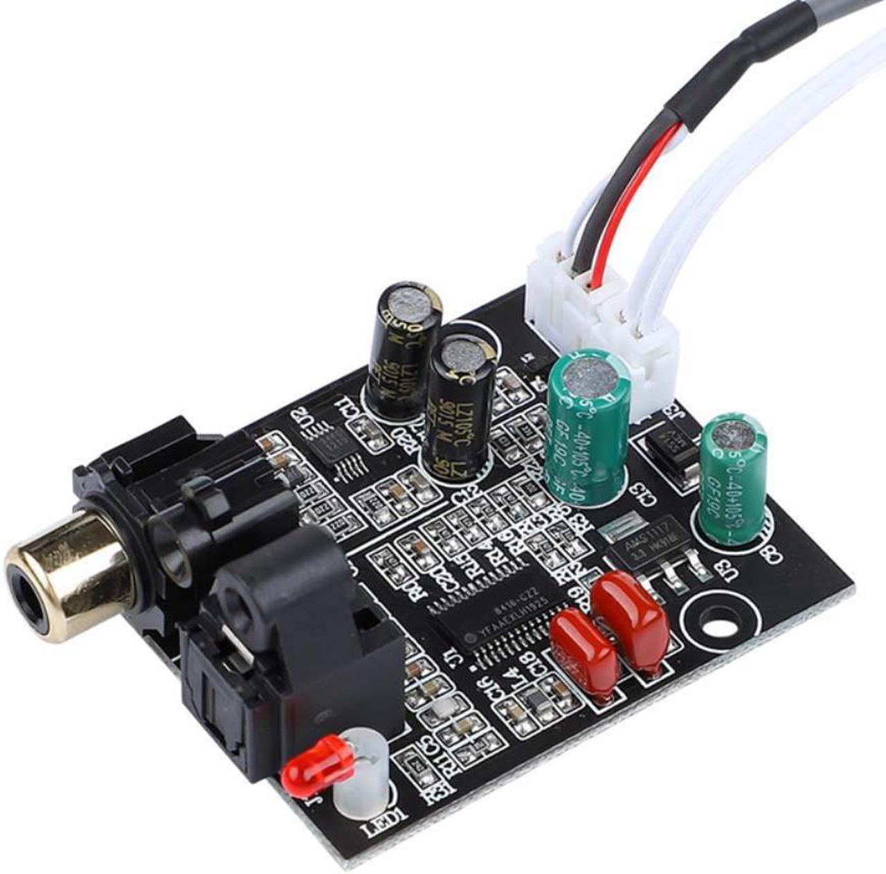 DAC Digital Decoder CS8416+CS4344 Optical Fiber Coaxial Digital Signal Input Stereo Audio Output Decod for Amplifier