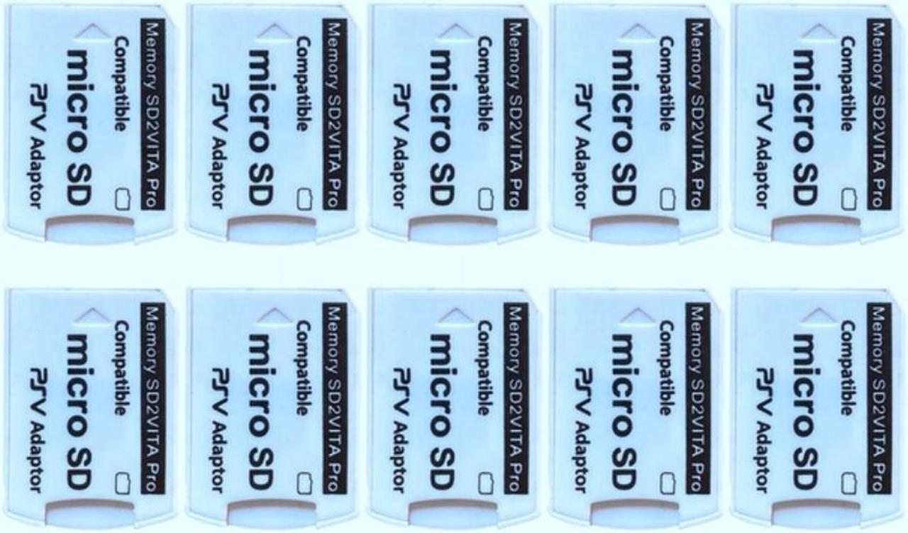 10X Version 6.0 SD2VITA for PS Vita Memory TF Card for PSVita Game Card PSV 1000/2000 Adapter Micro-SD Card R15